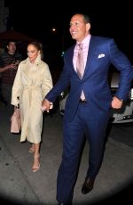 JENNIFER LOPEZ and Alex Rodriguez Out for Dinner at Craig