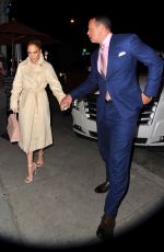 JENNIFER LOPEZ and Alex Rodriguez Out for Dinner at Craig