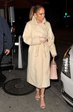 JENNIFER LOPEZ and Alex Rodriguez Out for Dinner at Craig