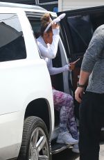 JENNIFER LOPEZ Arrives at a Gym in Beverly HIlls 04/01/2018