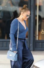JENNIFER LOPEZ Shopping at Barneys New York in Beverly Hills 04/03/2018