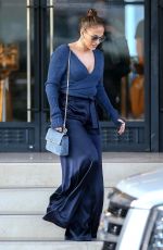 JENNIFER LOPEZ Shopping at Barneys New York in Beverly Hills 04/03/2018