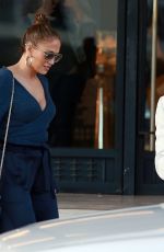 JENNIFER LOPEZ Shopping at Barneys New York in Beverly Hills 04/03/2018