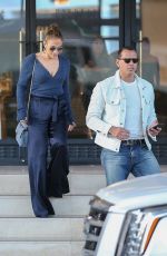 JENNIFER LOPEZ Shopping at Barneys New York in Beverly Hills 04/03/2018
