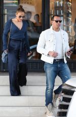 JENNIFER LOPEZ Shopping at Barneys New York in Beverly Hills 04/03/2018