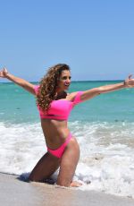 JENNIFER NICOLE LEE in Bikini at a Beach in Miami 04/24/2018