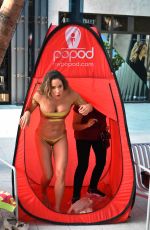 JENNIFER NICOLE LEE on the Set of a Photoshoot for Ocean Drive Magazine 04/09/2018