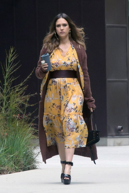 JESSICA ALBA Out in Los Angeles 04/23/2018