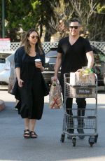 JESSICA ALBA Shopping at Bristol Farms in Beverly Hills 04/14/2018