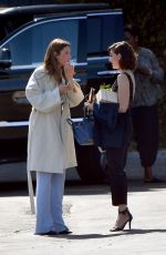 JESSICA BIEL and ALISON BRIE Out in Los Angeles 04/28/2018