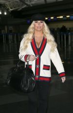JESSICA SIMPSON at JFK Airport in New York 03/22/2018