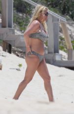 JESSICA SIMPSON in Bikini at a Beach in Bahamas 04/27/2018