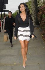 JESSICA WRIGHT Arrives at Global Gift Nelson Mandela Centenary Dinner in London 04/24/2018