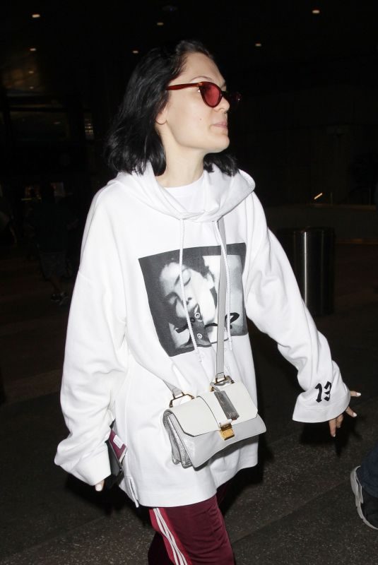 JESSIE J at Los Angeles International Airport 04/21/2018