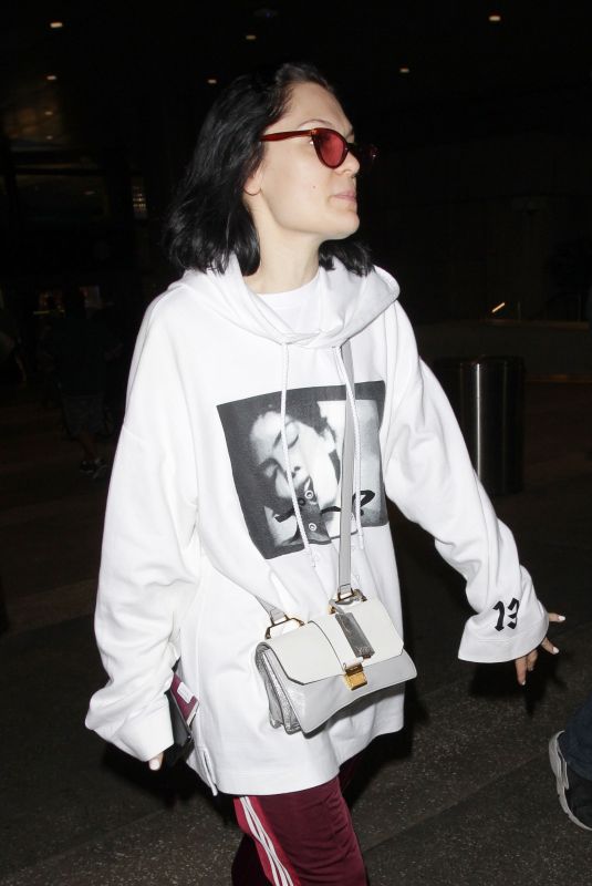 JESSIE J at Los Angeles International Airport 04/21/2018