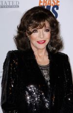 JOAN COLLINS at Race to Erase MS Gala 2018 in Los Angeles 04/20/2018