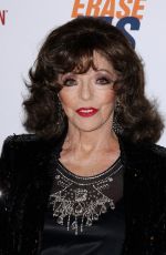 JOAN COLLINS at Race to Erase MS Gala 2018 in Los Angeles 04/20/2018