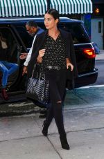 JOAN SMALLS and LILY ALDRIDGE Out for Dinner in New York 04/05/2018