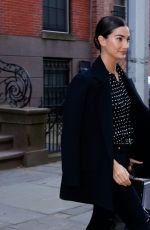 JOAN SMALLS and LILY ALDRIDGE Out for Dinner in New York 04/05/2018