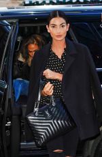 JOAN SMALLS and LILY ALDRIDGE Out for Dinner in New York 04/05/2018