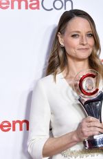 JODIE FOSTER at Big Screen Achievement Awards at Cinemacon in Las Vegas 04/26/2018