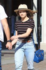 JOEY KING and Jacob Elordi Shopping at The Grove in Los Angeles 04/11/2018