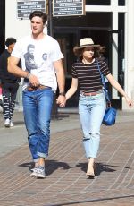 JOEY KING and Jacob Elordi Shopping at The Grove in Los Angeles 04/11/2018