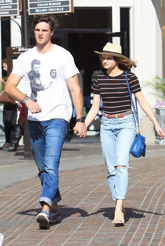JOEY KING and Jacob Elordi Shopping at The Grove in Los Angeles 04/11/2018