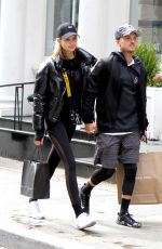 JOSEPHINE SKRIVER and Alexander Deleon Out Shopping in New York 04/06/2018