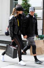 JOSEPHINE SKRIVER and Alexander Deleon Out Shopping in New York 04/06/2018