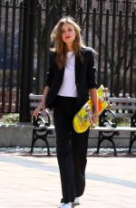 JOSEPHINE SKRIVER at a Photoshoot in New York 04/05/2018