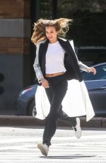 JOSEPHINE SKRIVER on the Set of a Photoshoot in New York 04/05/2018