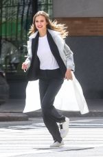 JOSEPHINE SKRIVER on the Set of a Photoshoot in New York 04/05/2018