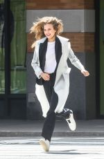 JOSEPHINE SKRIVER on the Set of a Photoshoot in New York 04/05/2018