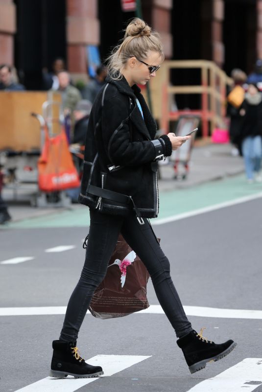 JOSEPHINE SKRIVER Out Shopping in New York 04/07/2018