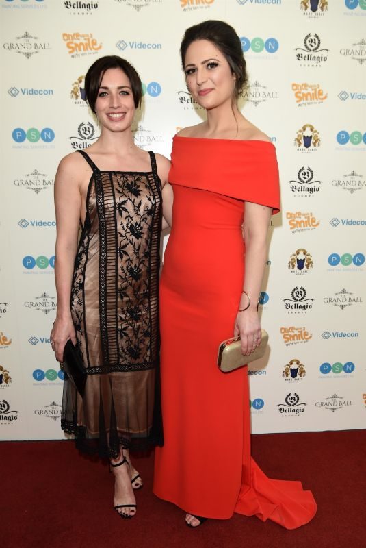 JULIA GOULDING and NIOLA THORP at Once Upon a Smile Grand Ball in Manchester 04/21/2018