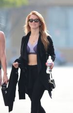 JULIANNE HOUGH and a Friend Leaves a Gym in Los Angeles 04/03/2018