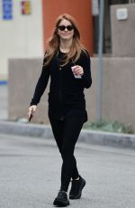 JULIANNE HOUGH Heading to a Gym in Los Angeles 04/02/2018