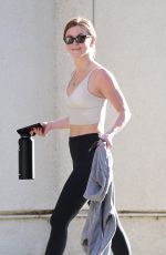 JULIANNE HOUGH in Tights Heading to a Gym in Los Angeles 04/09/2018