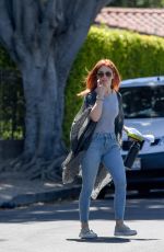 JULIANNE HOUGH Out and About in West Hollywood 04/17/2018