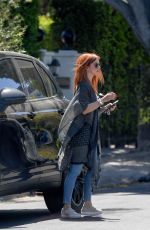 JULIANNE HOUGH Out and About in West Hollywood 04/17/2018