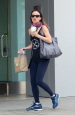 JULIETTE LEWIA at Kreation Organic Juicery in Beverly Hills 03/31/2018