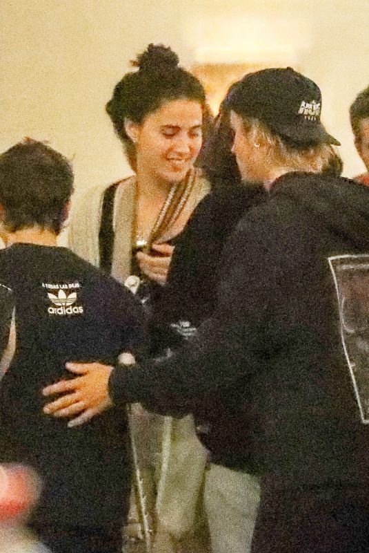 KAIA GERBER and Justin Bieber at a Friend