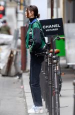 KAIA GERBER Arrives at Chanel Office in Paris 04/03/2018