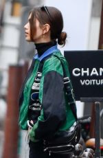 KAIA GERBER Arrives at Chanel Office in Paris 04/03/2018