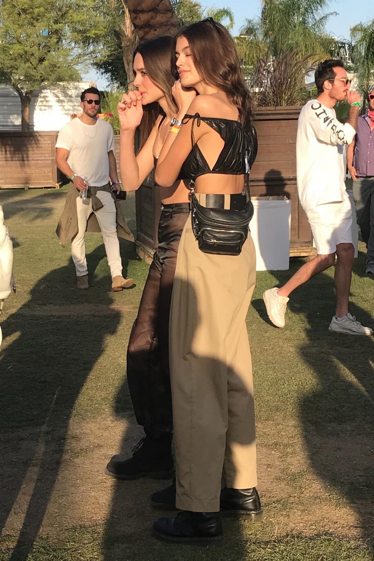 KAIA GERBER at Coachella Valley Music and Arts Festival in Palm Springs ...
