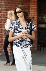 KAIA GERBER at Urth Cafe in Beverly Hills 04/10/2018