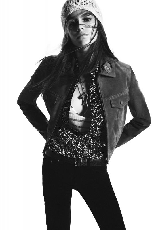 KAIA GERBER for Saint Laurent Pre-fall 2018 Campaign