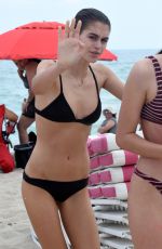 KAIA GERBER in Bikini at a Beach in Miami 03/31/2018
