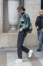 KAIA GERBER Leaves Her Hotel in Paris 04/03/2018